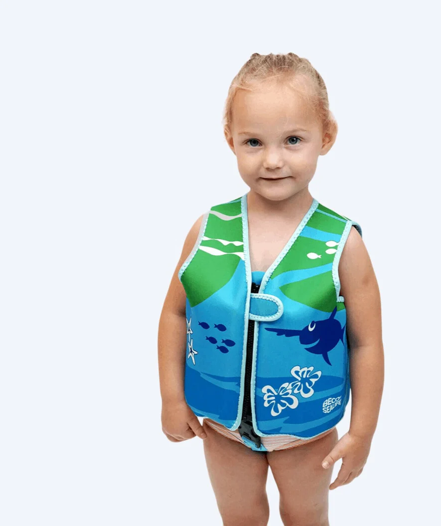 Beco Schwimmweste für Kinder (1-6) - Sealife - Hellblau/Grün - Image 2