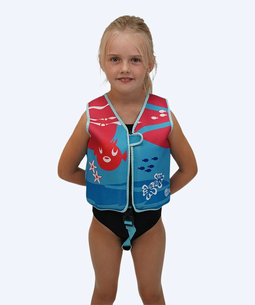 Beco Schwimmweste für Kinder (1-6) - Sealife - Hellblau/Hellrosa - Image 2