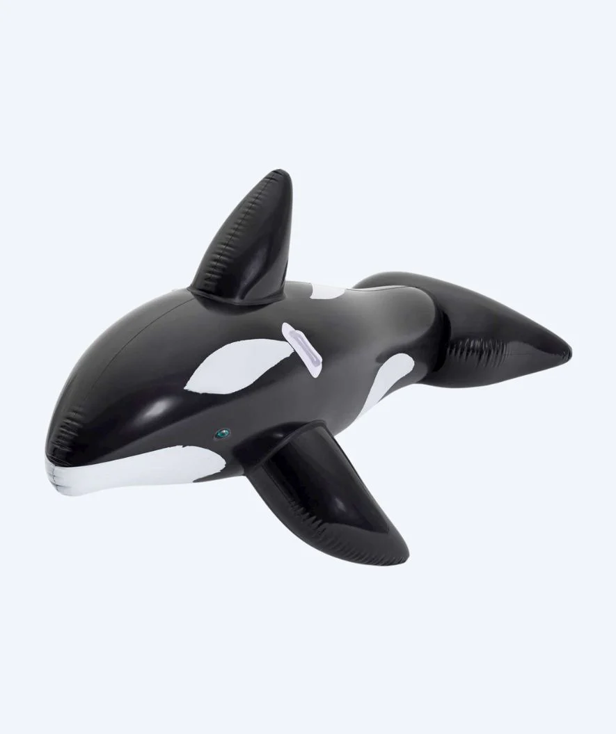 Bestway Badetiere - Jumbo Whale Ride-On - Schwarz/Weiß