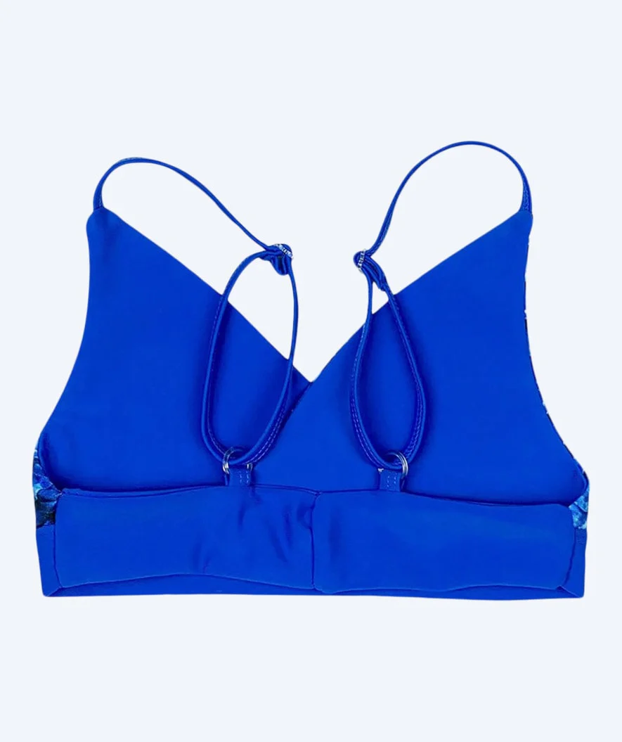 Fin Fun Meerjungfrau Bikini Top ohne Rüschen für Mädchen - Arctic Blue - Image 2