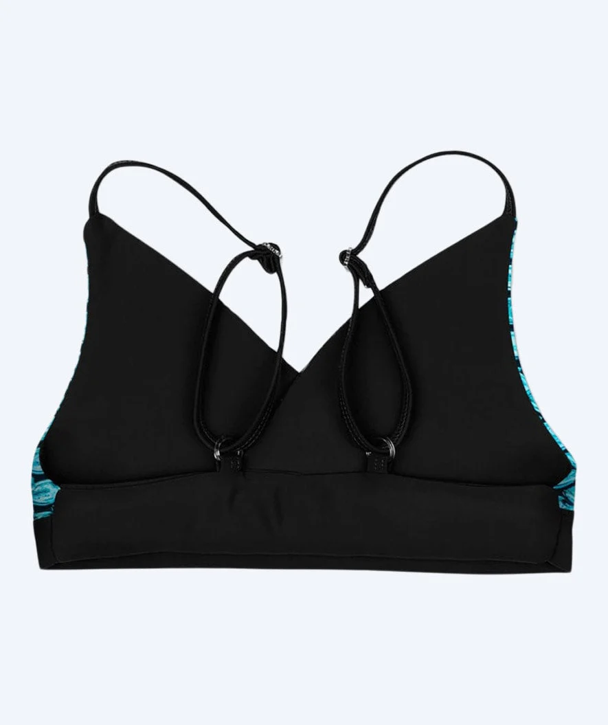 Fin Fun Meerjungfrau Bikini Top ohne Rüschen für Mädchen - Tidal Teal (Hellblau) - Image 2