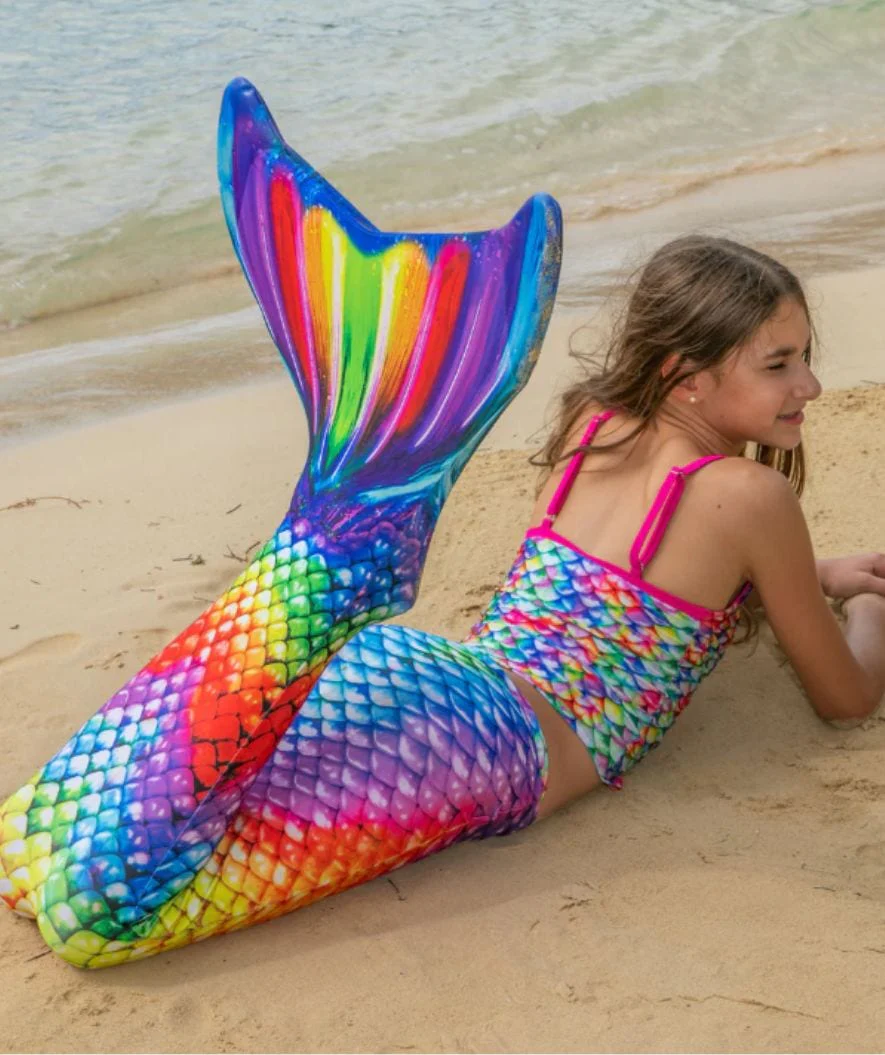 Fin Fun Meerjungfrauenschwanz für Kinder - Set - Rainbow Reef - Image 2