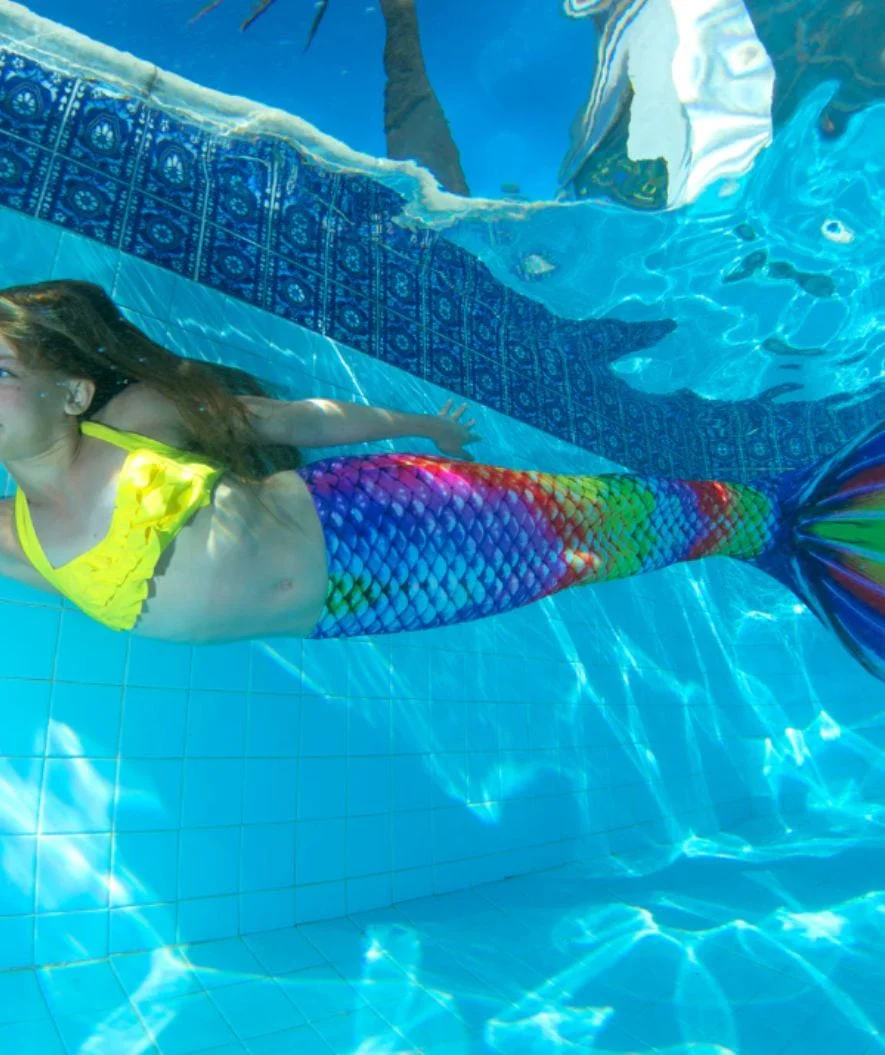 Fin Fun Meerjungfrauenschwanz für Kinder - Set - Rainbow Reef - Image 5