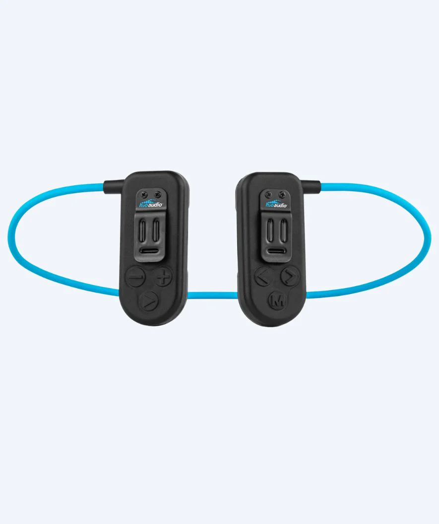 H2OAudio wasserdichte Kopfhörer - Sonar 2 Pro - Schwarz/Blau