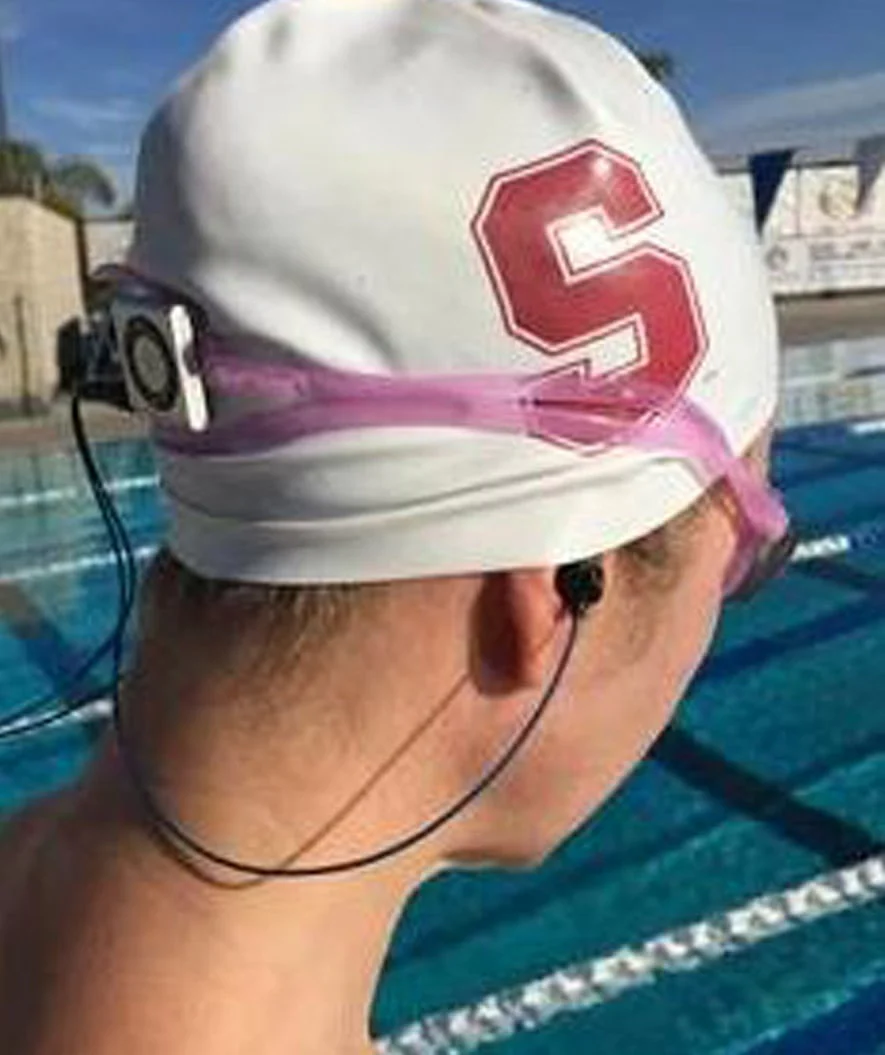 H2OAudio wasserdichte Kopfhörer - Surge S Plus - Kurze Schnur - Blau - Image 2