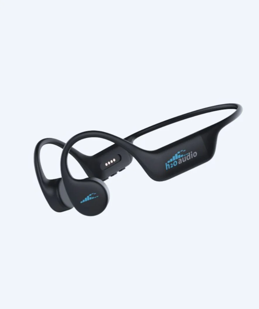 H2OAudio wasserdichte Kopfhörer - Tri 2 Multi-Sport mit BT und MP3 - Schwarz