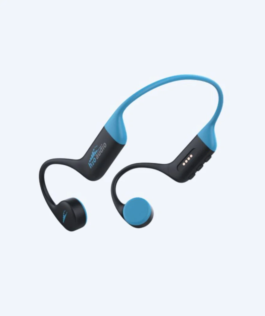 H2OAudio wasserdichte Kopfhörer - Tri 2 Multi-Sport mit BT und MP3 - Blau/Schwarz - Image 3
