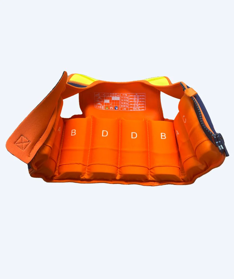 Konfidence Schwimmweste für Kinder (2-12) - Original - Donkerblau/Orange - Image 3