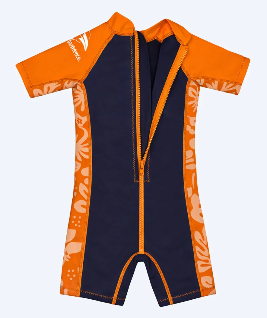 Konfidence Neoprenanzug für Kinder - Warma - Orange/Donkerblau - Image 2