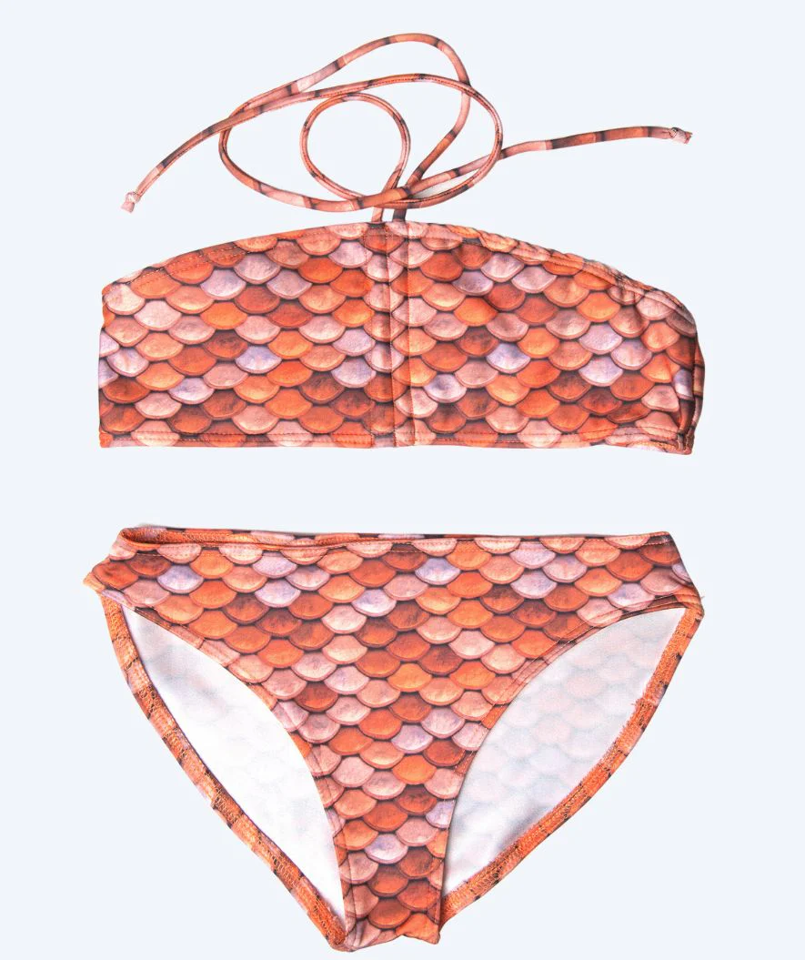 Kuaki Mermaids Bikini Unterteil für Mädchen - Orange - Image 2
