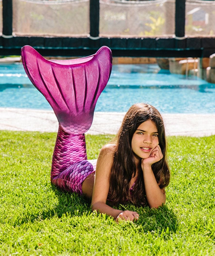 Kuaki Mermaids Meerjungfrauenschwanz für Kinder - Set - Hellrosa - Image 2