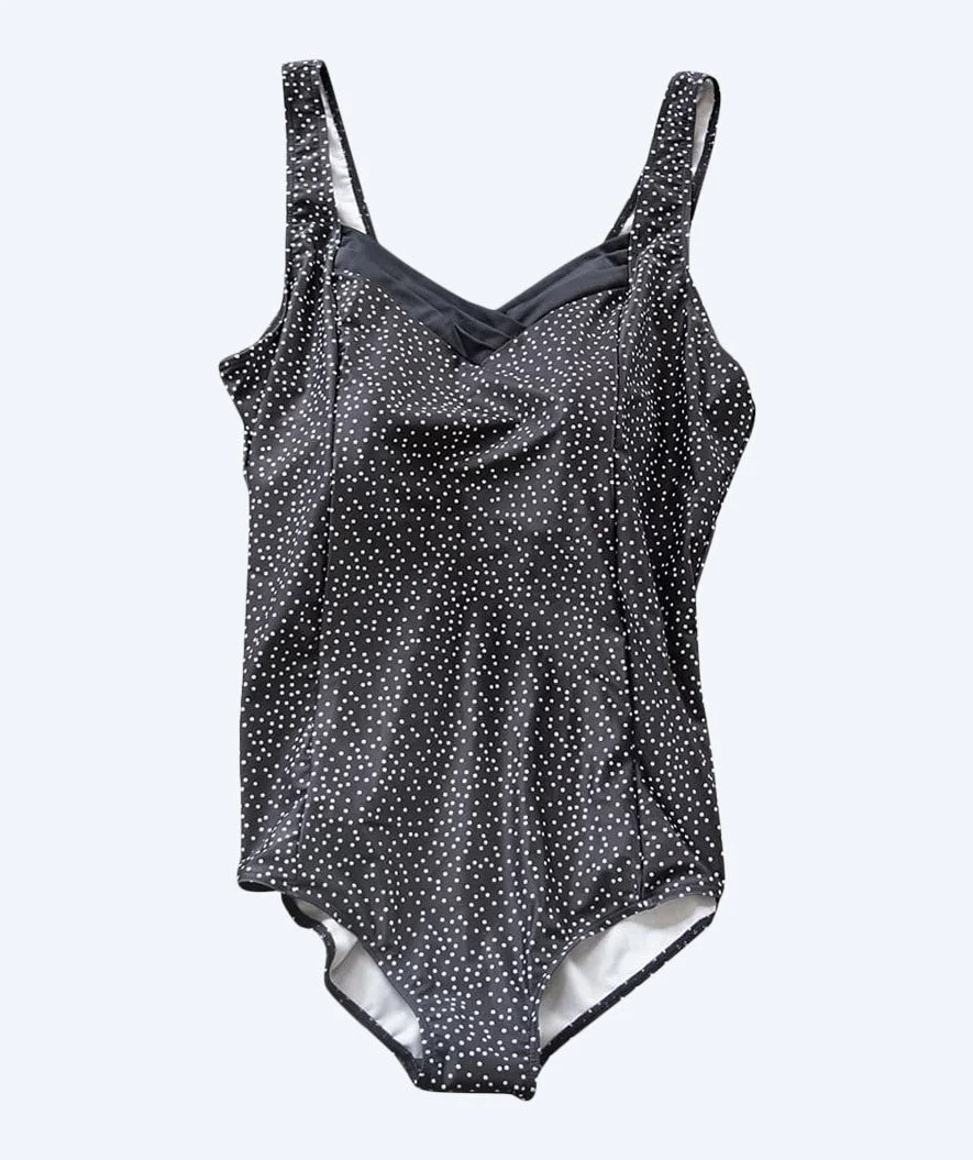 Mirou Badeanzug für Damen in große Größen - 1580s - Schwarz/prikket - Image 2