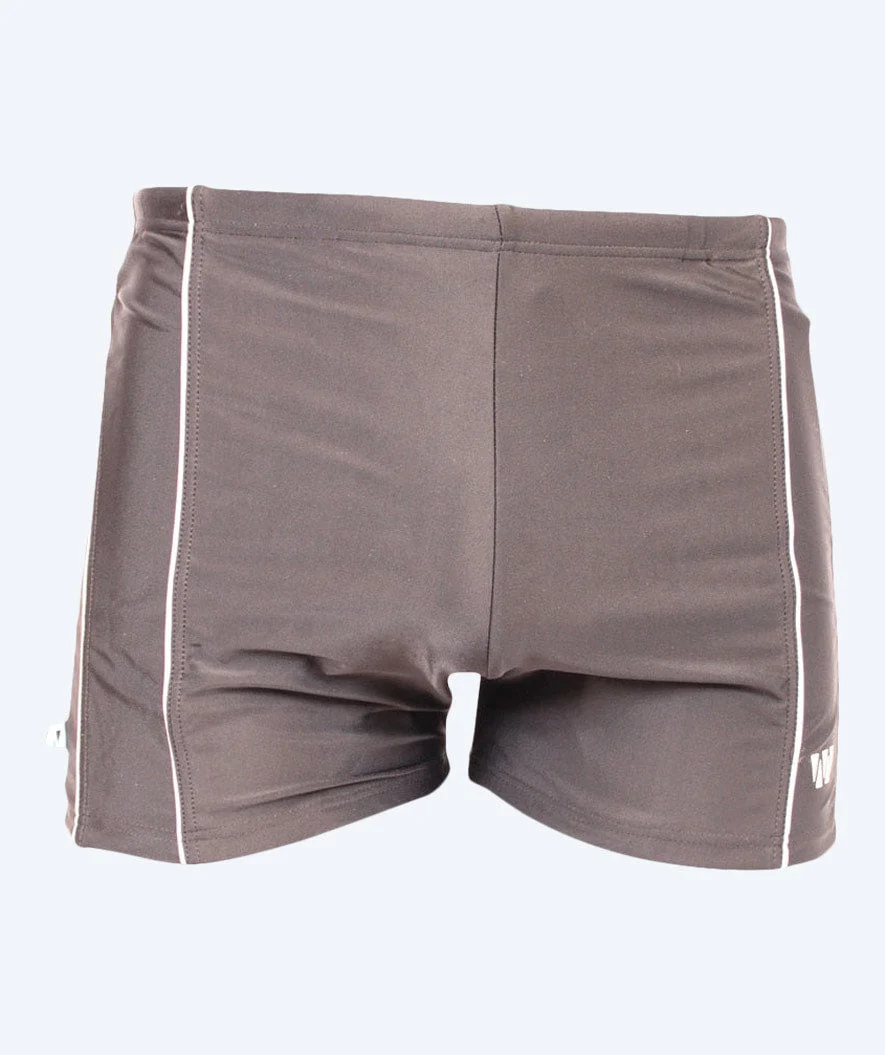 Mirou Badehose für Herren in großen Größen - 250s - Schwarz/Weiß