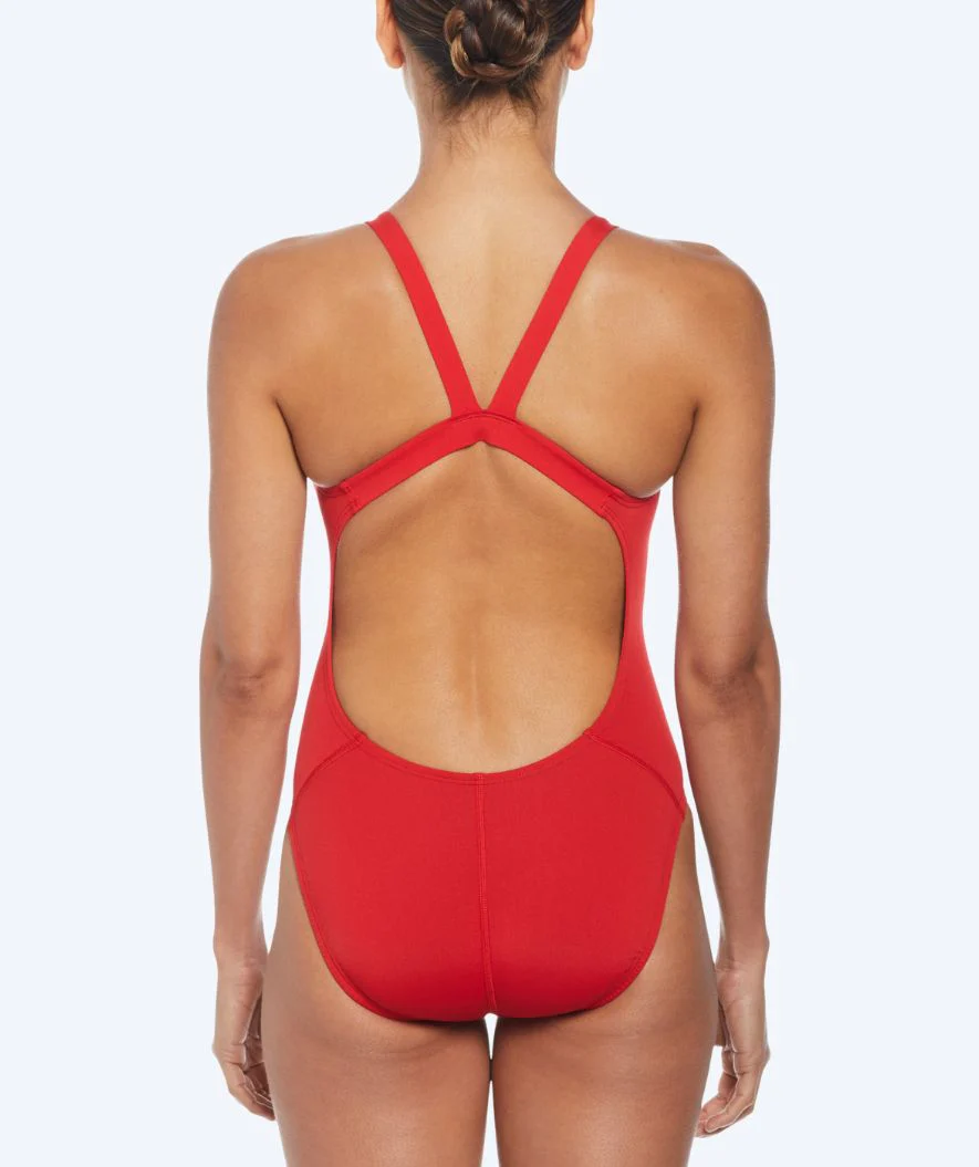Nike Badeanzug für Damen - Hydrastrong Fastback - Rot - Image 2