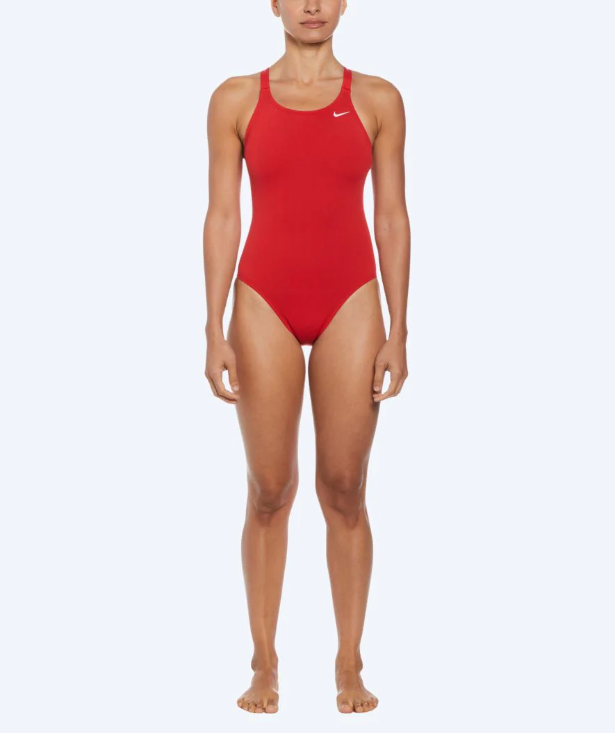 Nike Badeanzug für Damen - Hydrastrong Fastback - Rot - Image 3