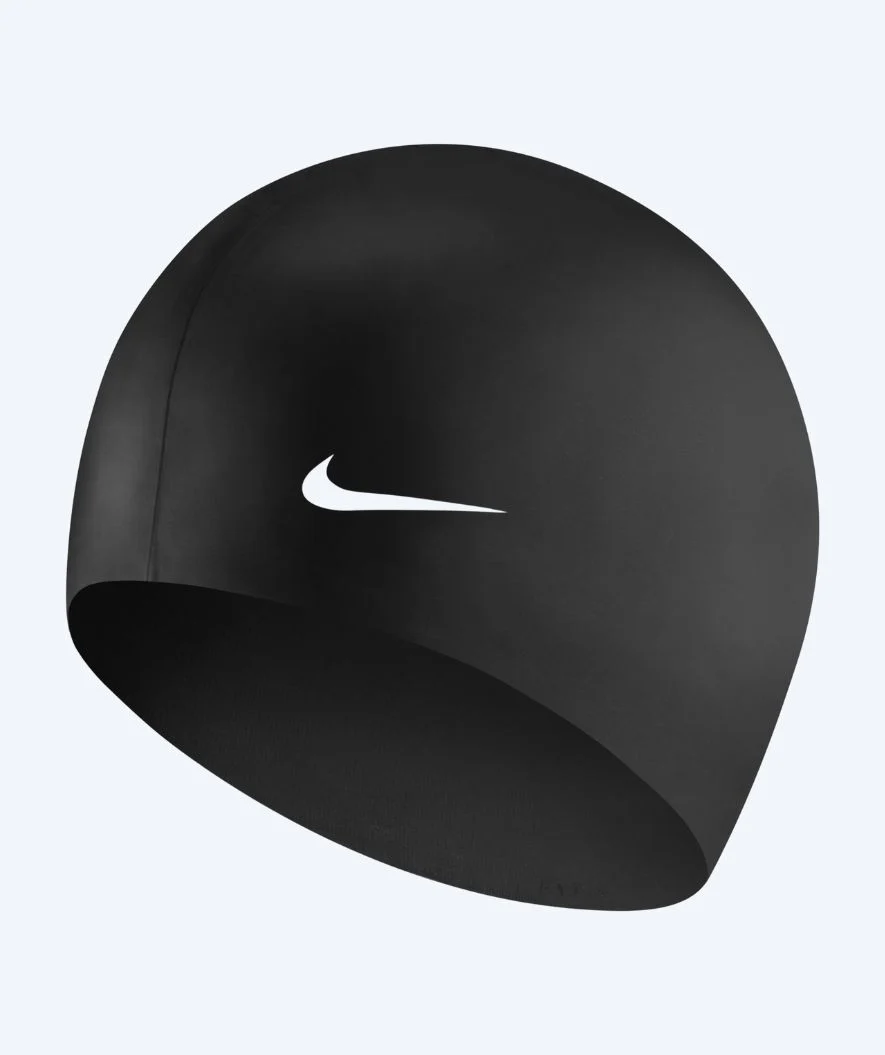 Nike Badekappe für Junioren (6-16) - Solid - Schwarz