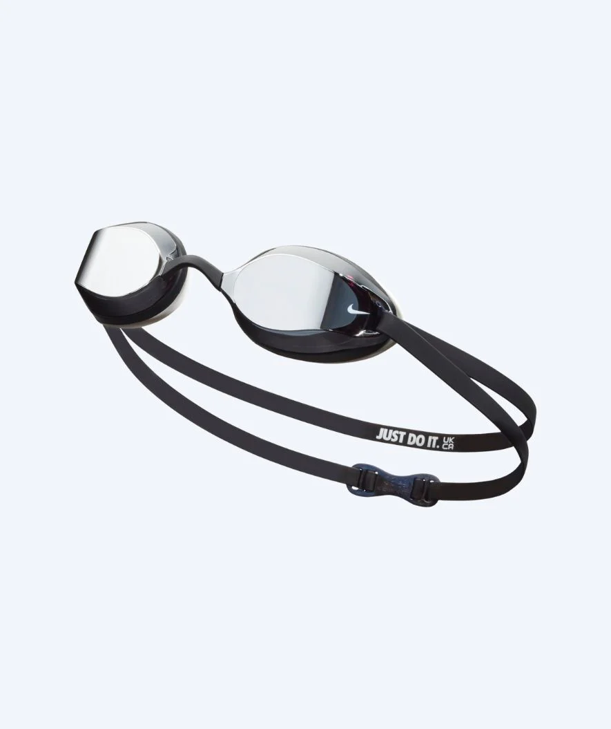 Nike Elite Schwimmbrillen - Legacy Comfort Mirror - Schwarz/Silber