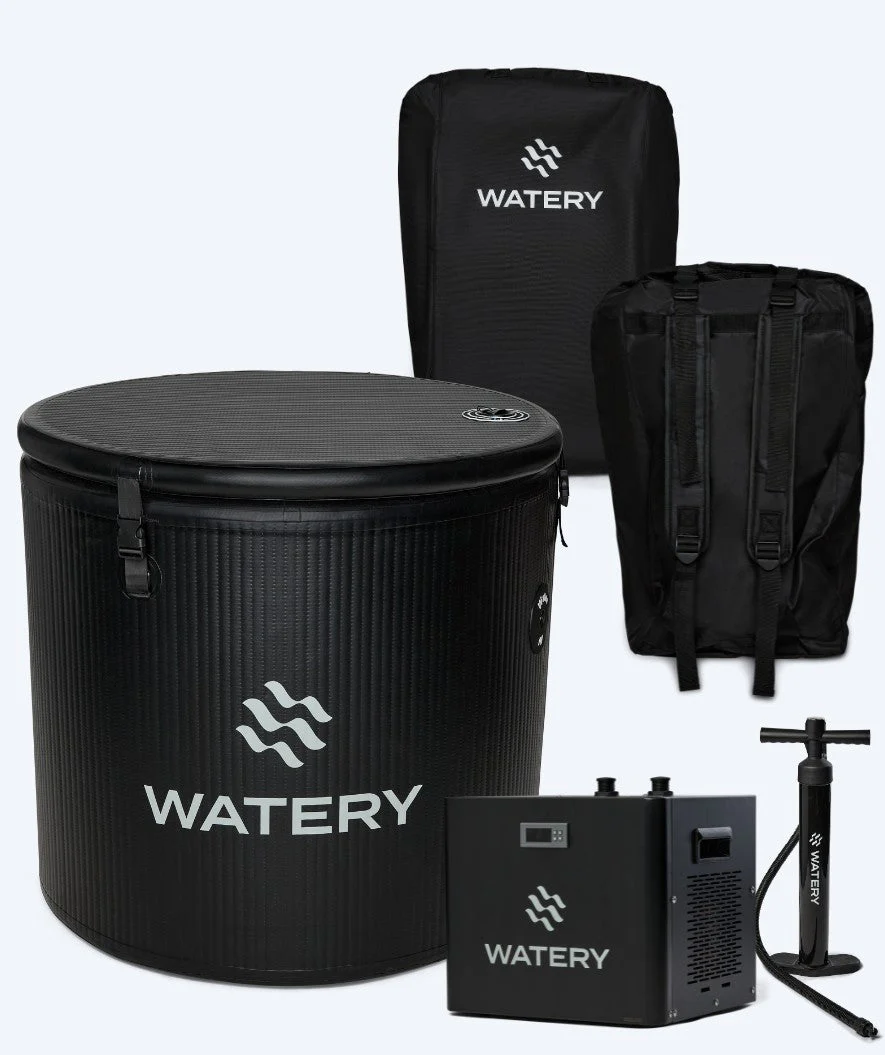 Paketangebot: Watery Deluxe aufblasbare Eiswanne mit Kühlsystem