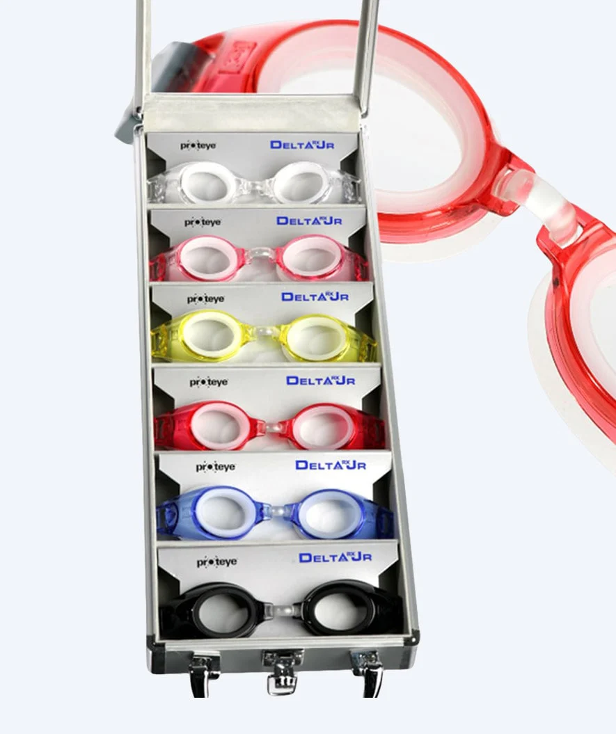Primotec Schwimmbrille für Kinder mit Hornhautverkrümmung (3-12) - Delta RX - Donkerblau - Image 3