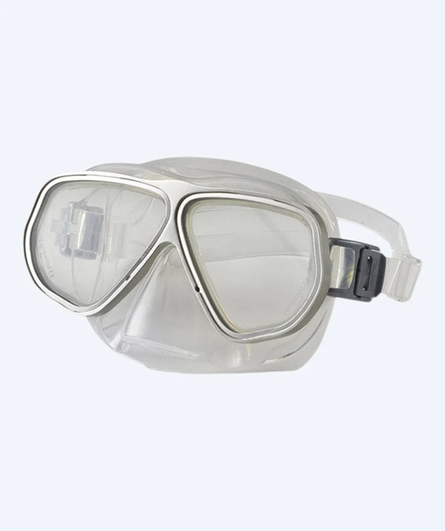 Primotec Tauchmaske mit Sehstärke - M100 Vista (+1.0 – +4.0) - Silber