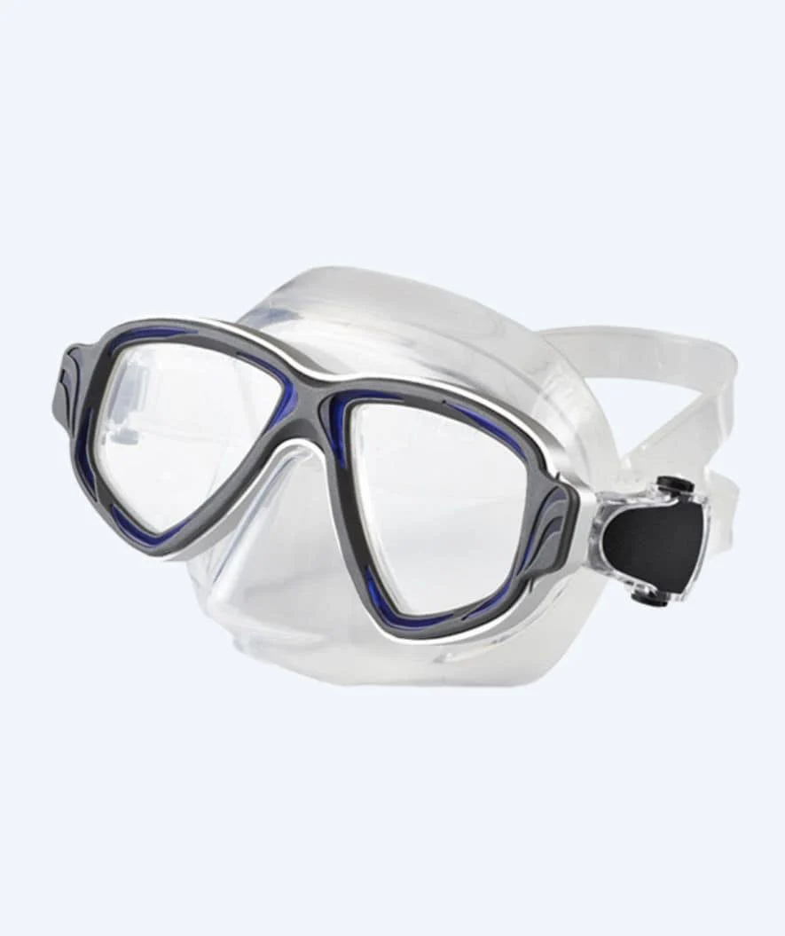 Primotec Tauchmaske mit Sehstärke - M200 (+1.0 – -8.0) - Schwarz/Blau