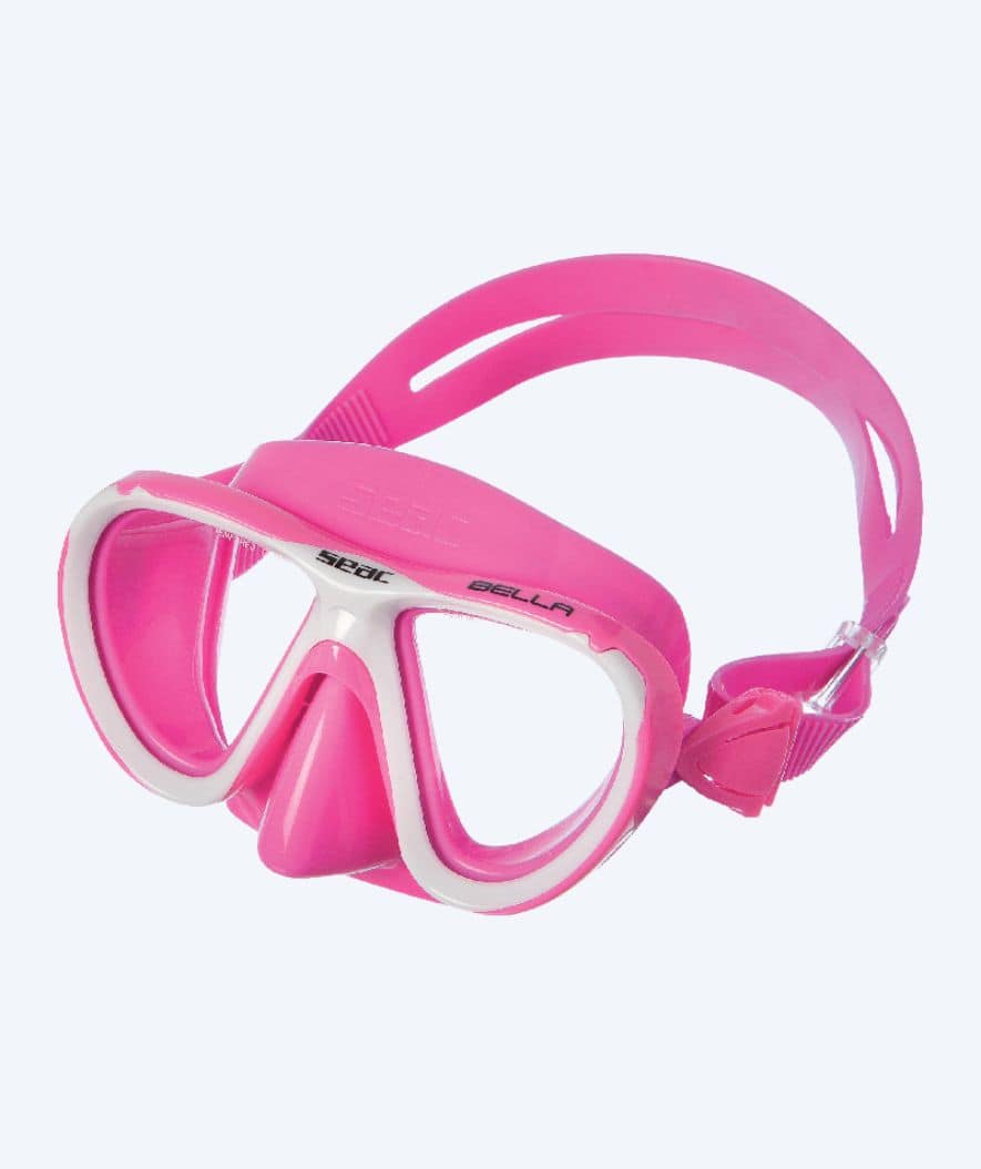 SEAC Combo Schnorchelset für Kinder (ab 3 Jahre) - Bella - Rosa/Weiß - Image 2