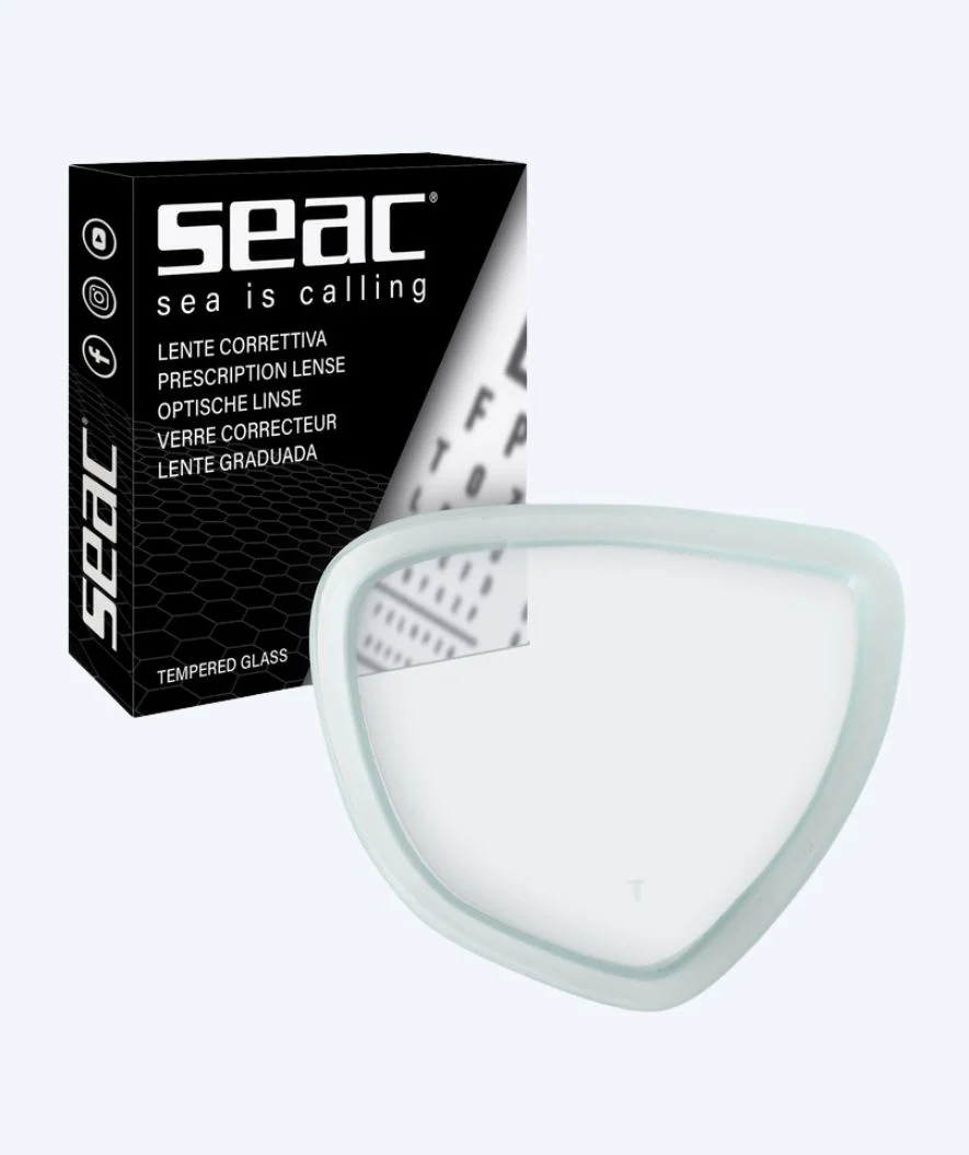 SEAC Rechtes Glas mit Sehstärke - (-1.0 – -6.0) und (+1.0 – + 3.0) - Klar