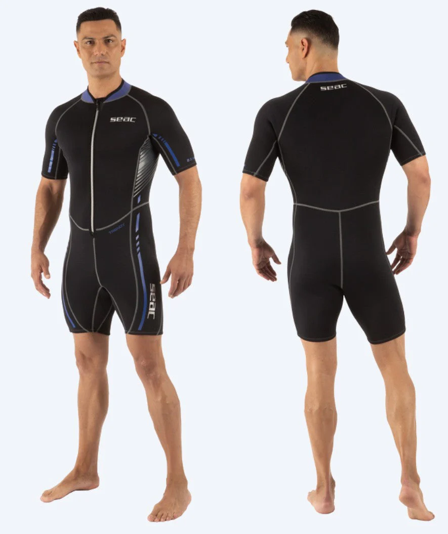 SEAC Neoprenanzug für Herren - Trendy (2,5mm) - Schwarz/Blau