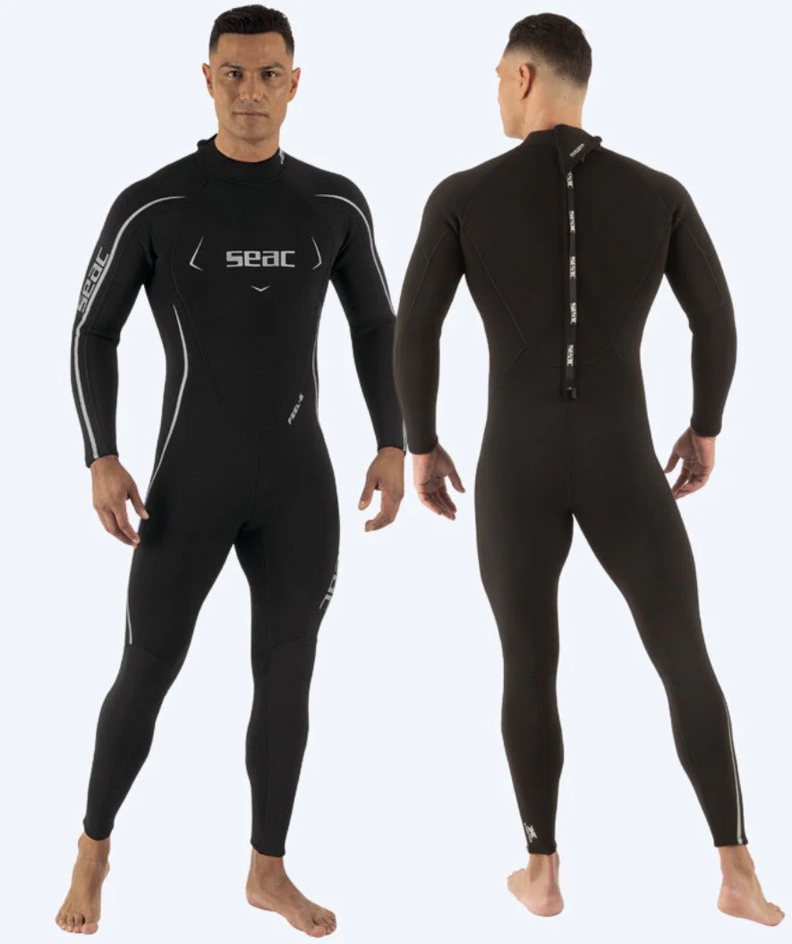SEAC Neoprenanzug für Herren - Feel-S (3mm) - Schwarz/Grau