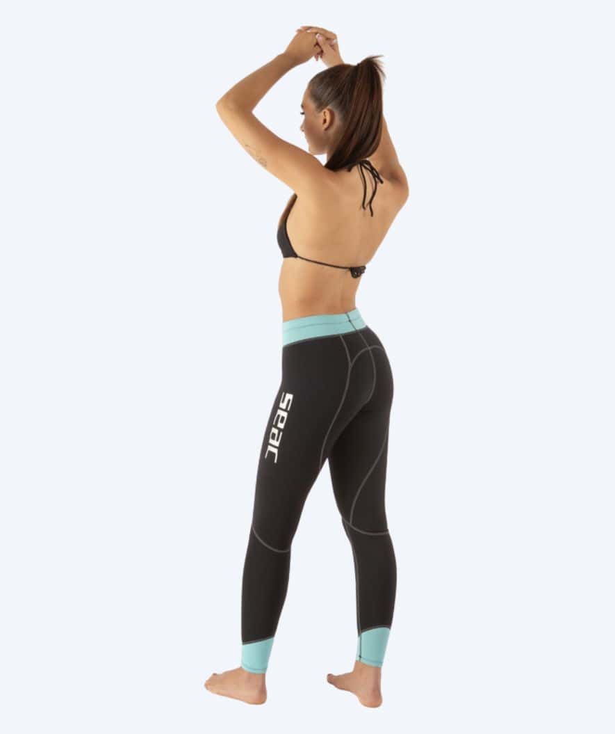 SEAC Neoprenhose für Damen - Lover - Schwarz/Türkis - Image 2