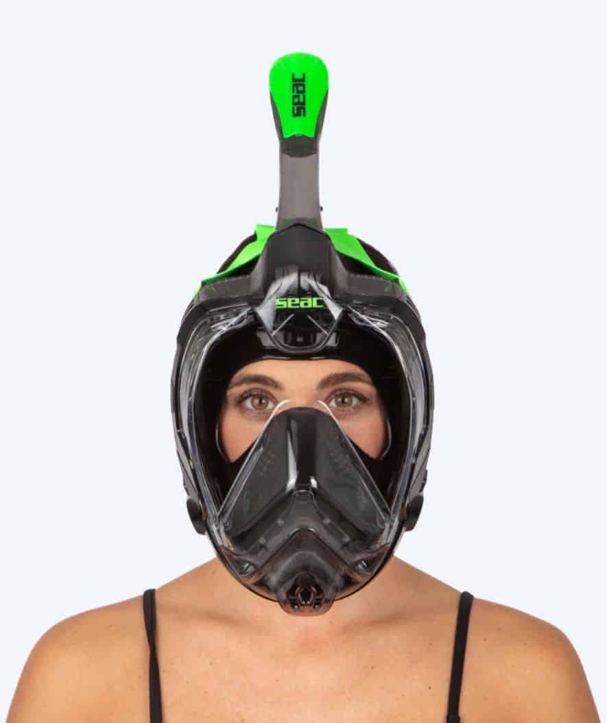 SEAC Vollgesichtstauchmaske für Erwachsene - Libera S/M - Grün/Schwarz - Image 2