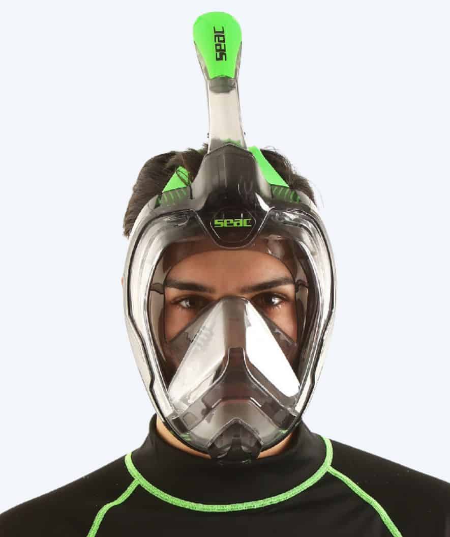 SEAC Vollgesichtstauchmaske für Erwachsene - Magica L/XL - Grün/Grau - Image 4