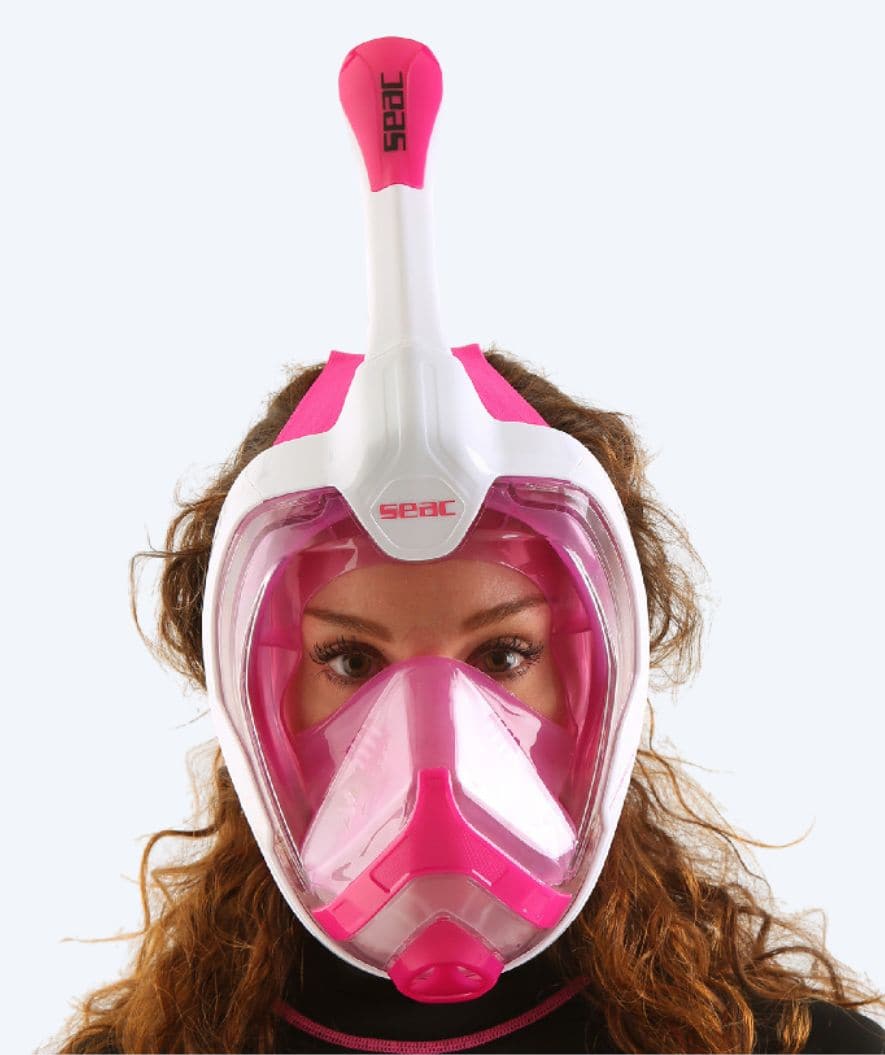 SEAC Vollgesichtstauchmaske für Erwachsene - Magica S/M - Rosa/Weiß - Image 5