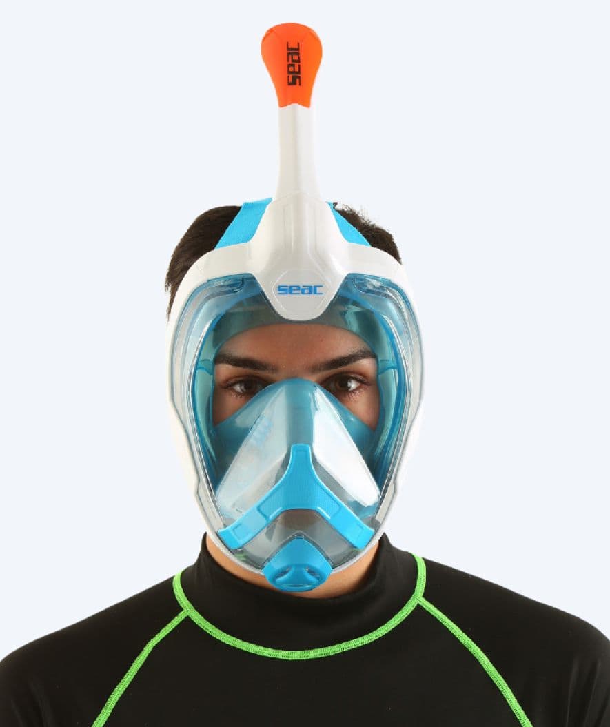 SEAC Vollgesichtstauchmaske für Erwachsene - Magica S/M - Blau/Weiß - Image 4