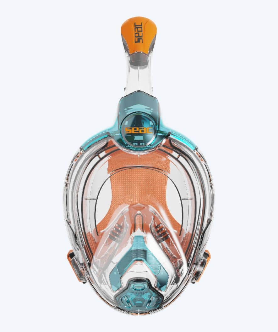 SEAC Vollgesichtstauchmaske für Kinder - Libera Junior - Orange/Blau - Image 2