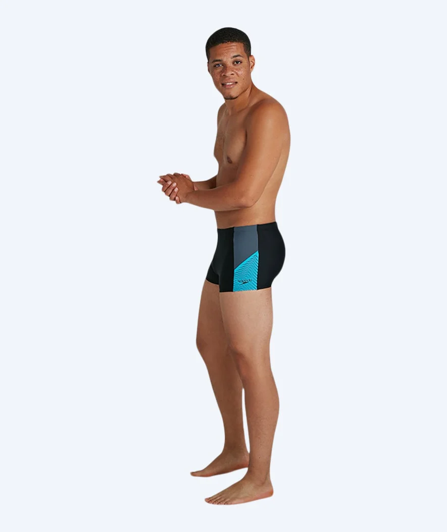 Speedo Aquashorts für Herren - Dive - Schwarz/Blau - Image 3