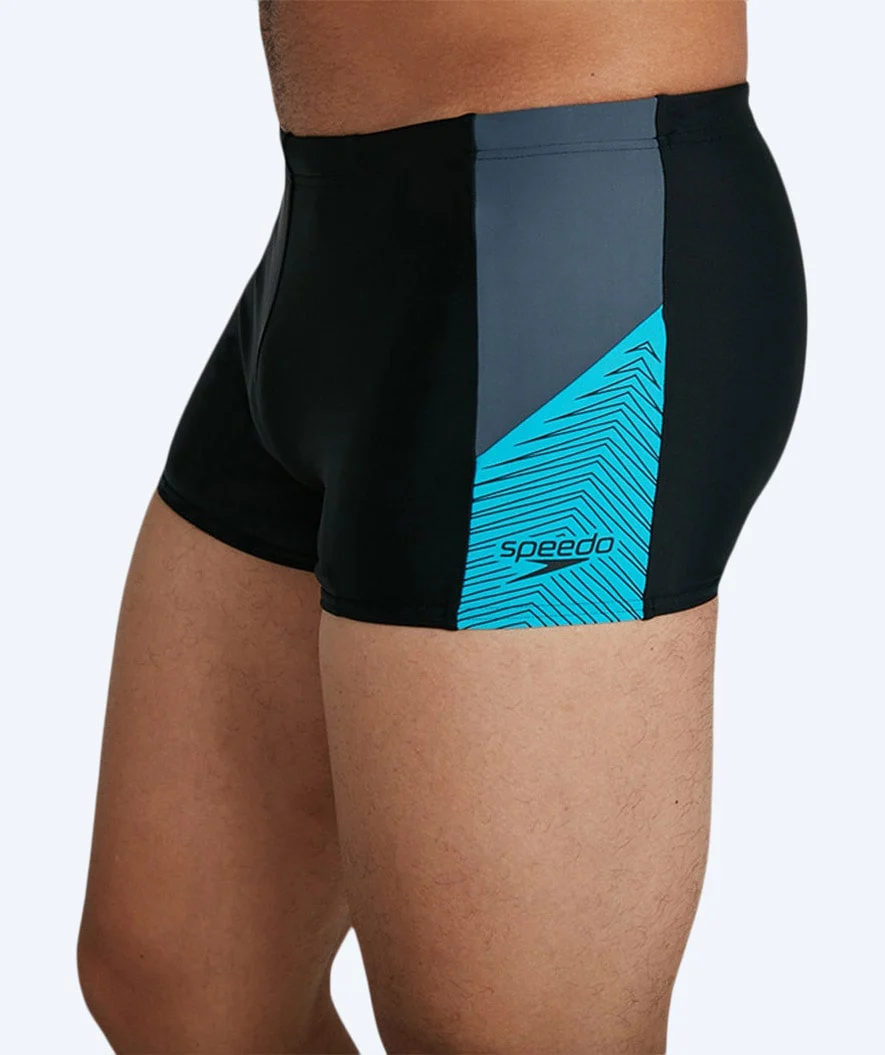 Speedo Aquashorts für Herren - Dive - Schwarz/Blau - Image 4