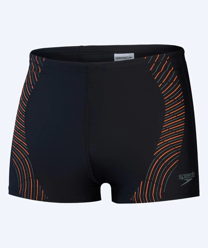 Speedo Aquashorts für Herren - Duo Logo Print - Schwarz/Grün - Image 5