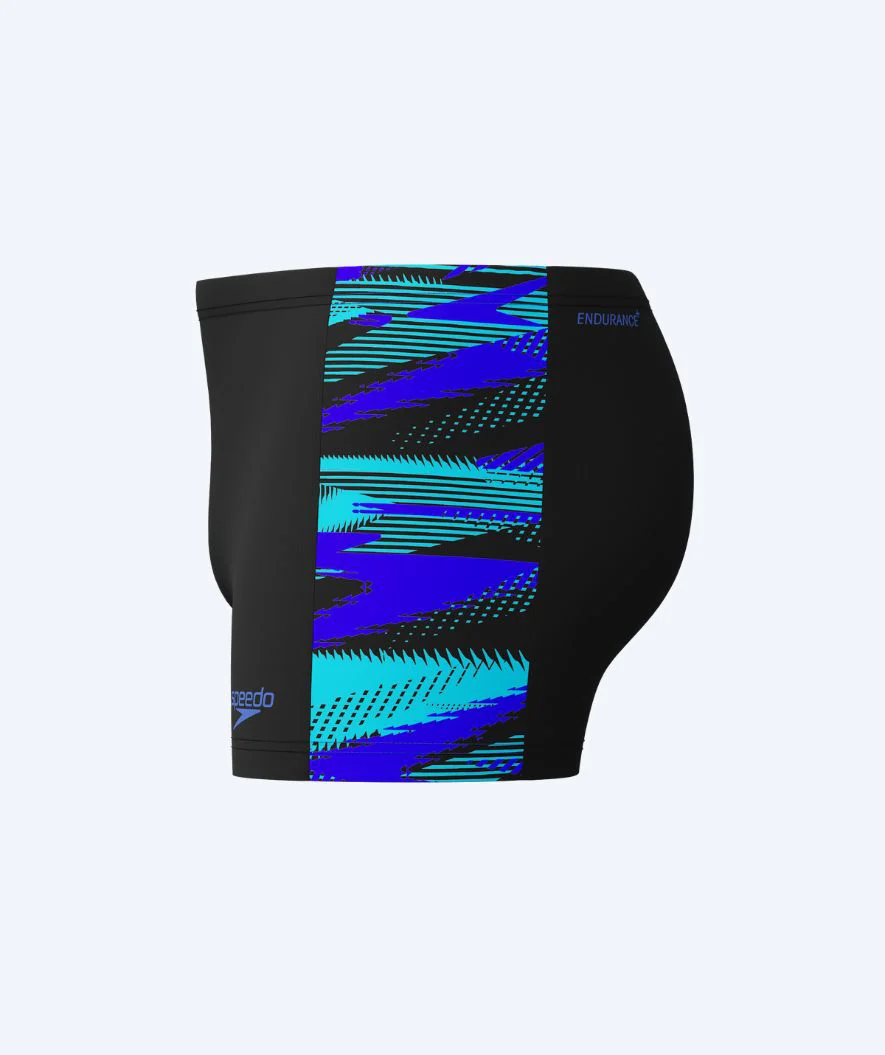 Speedo Aquashorts für Herren - Hyperboom Panel - Schwarz/Blau - Image 3