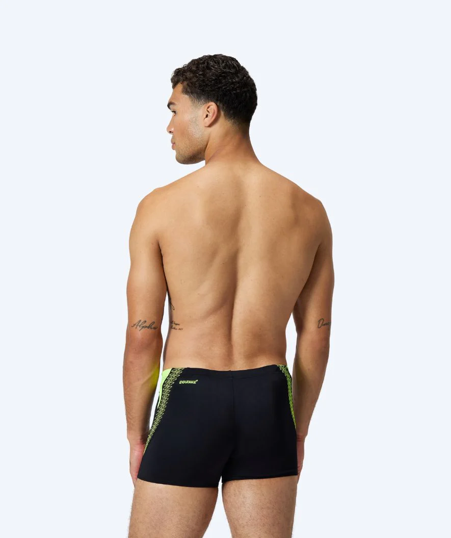 Speedo Aquashorts für Herren - Hyperboom Splice - Schwarz/Gelb - Image 2