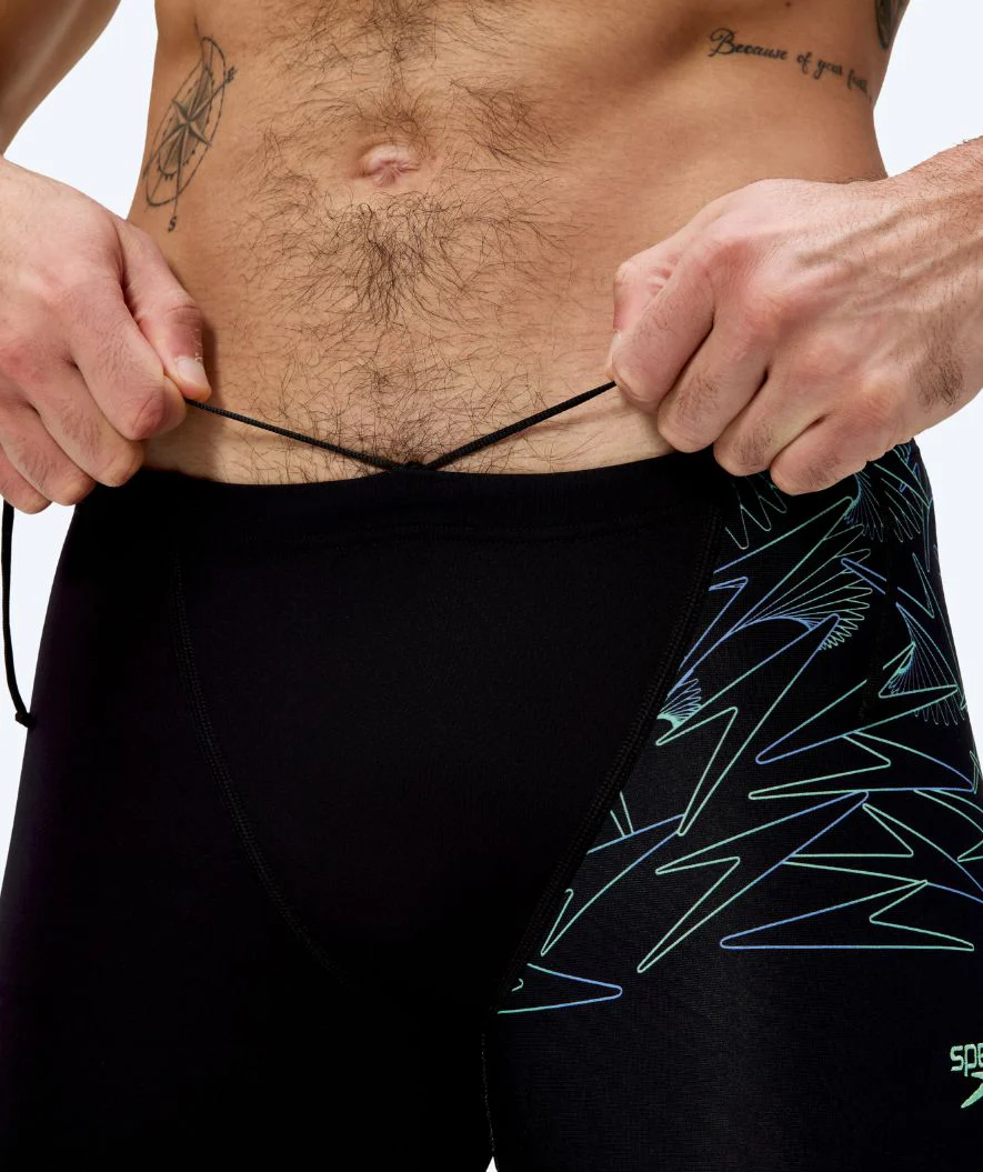 Speedo Aquashorts für Herren - Hyperboom V-Cut - Schwarz/Grün - Image 5