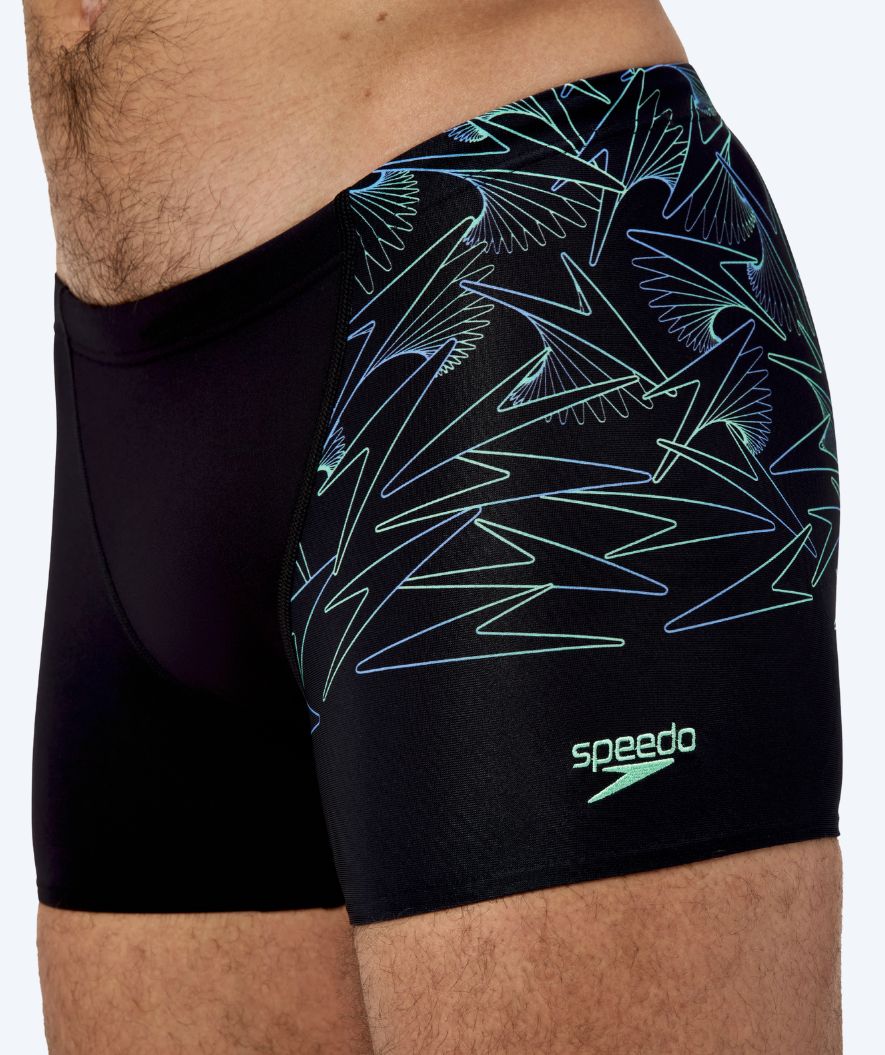 Speedo Aquashorts für Herren - Hyperboom V-Cut - Schwarz/Grün - Image 7