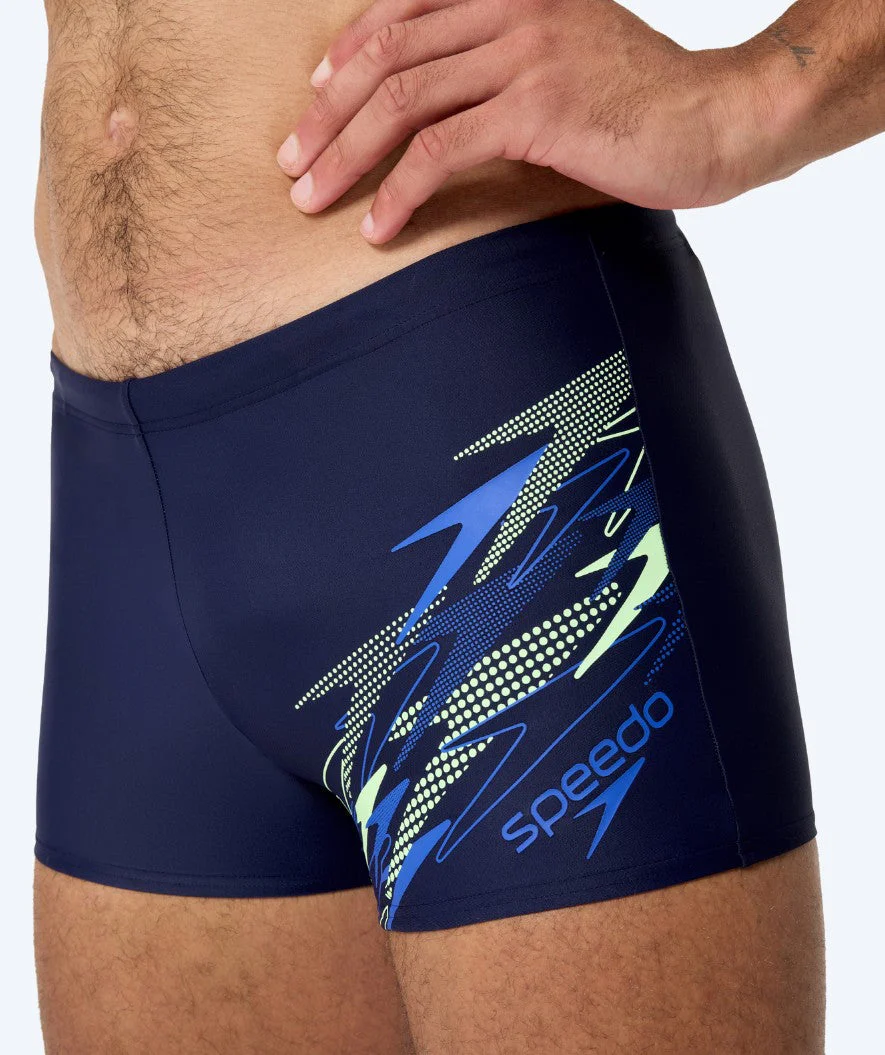 Speedo Aquashorts für Herren - Medley Logo - Donkerblau/Grün - Image 3
