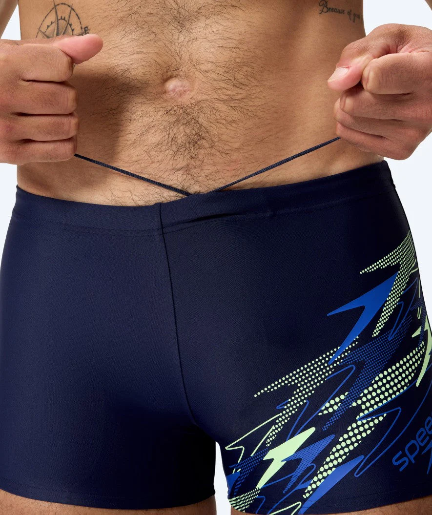 Speedo Aquashorts für Herren - Medley Logo - Donkerblau/Grün - Image 4