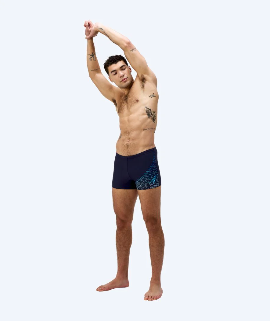 Speedo Aquashorts für Herren - Medley Logo - Donkerblau/Hellblau - Image 3