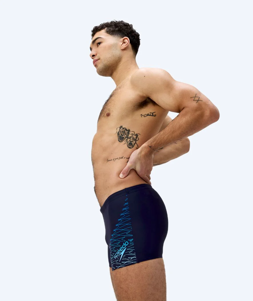 Speedo Aquashorts für Herren - Medley Logo - Donkerblau/Hellblau - Image 4