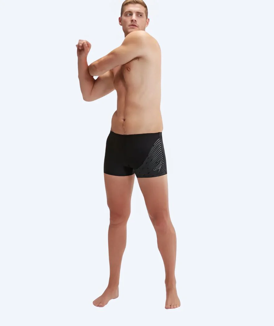 Speedo Aquashorts für Herren - Medley Logo - Schwarz/Grau - Image 3