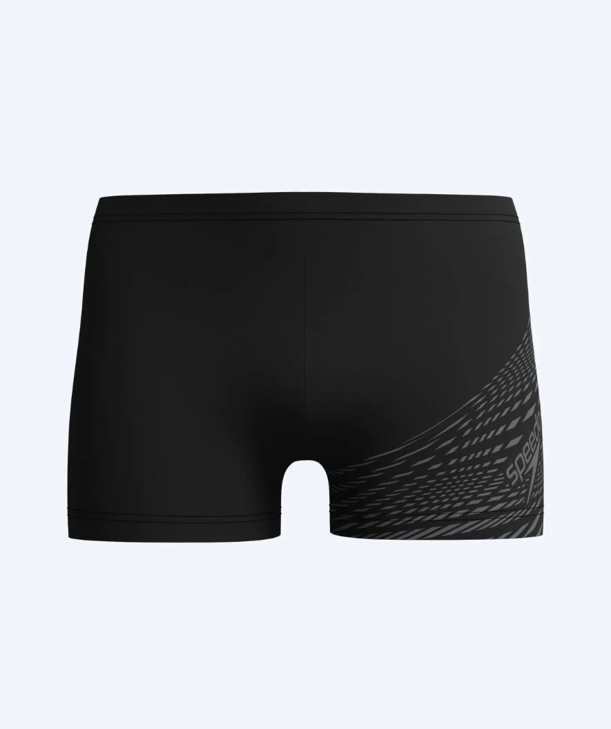 Speedo Aquashorts für Herren - Medley Logo - Schwarz/Grau - Image 4