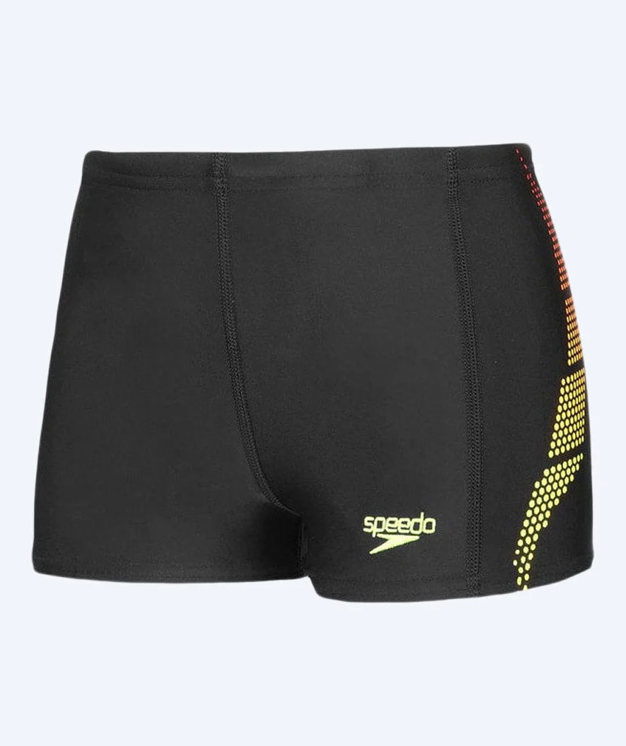 Speedo Aquashorts für Jungen - Placement Panel - Schwarz/Gelb - Image 5