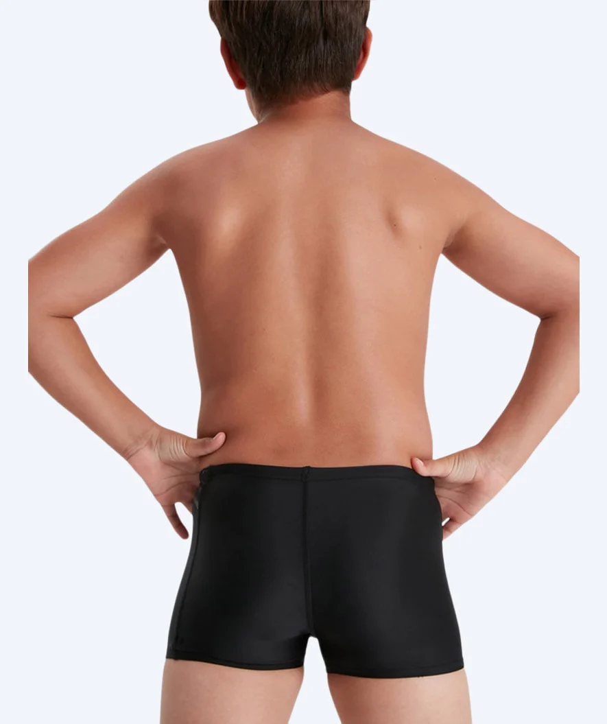 Speedo Aquashorts für Jungen - Allover Panel - Schwarz/Hellblau - Image 3